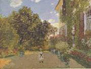 Claude Monet Artist s House at Argenteuil  gggg France oil painting reproduction